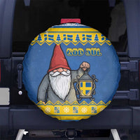Sweden Christmas Spare Tire Cover Tomte God Jul - Wonder Print Shop
