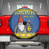 Sweden Christmas Spare Tire Cover Tomte God Jul - Wonder Print Shop