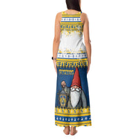 Sweden Christmas Tank Maxi Dress Tomte God Jul - Wonder Print Shop