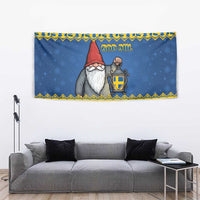 Sweden Christmas Tapestry Tomte God Jul - Wonder Print Shop