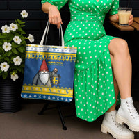 Sweden Christmas Tote Bag Tomte God Jul - Wonder Print Shop