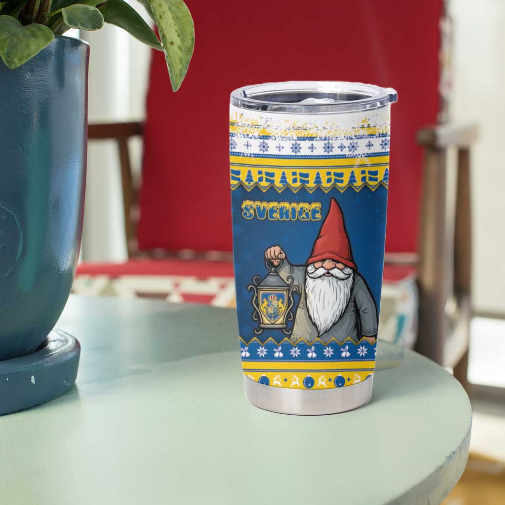 Sweden Christmas Tumbler Cup Tomte God Jul - Wonder Print Shop