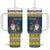 Sweden Christmas Tumbler With Handle Tomte God Jul - Wonder Print Shop