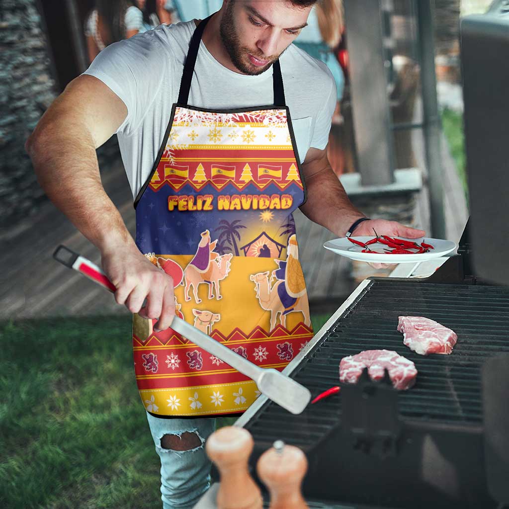 Spain Christmas Apron Los Reyes Magos - Wonder Print Shop