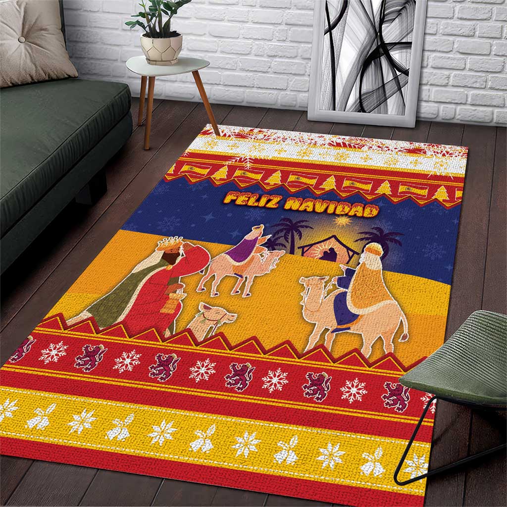 Spain Christmas Area Rug Los Reyes Magos - Wonder Print Shop