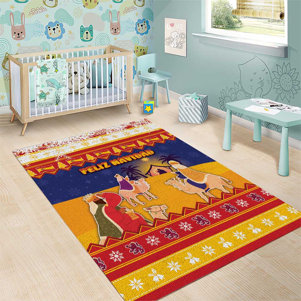 Spain Christmas Area Rug Los Reyes Magos - Wonder Print Shop