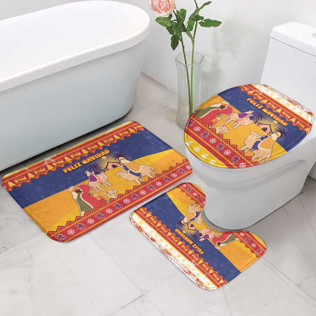Spain Christmas Bathroom Set Los Reyes Magos - Wonder Print Shop