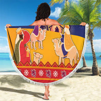 Spain Christmas Beach Blanket Los Reyes Magos - Wonder Print Shop