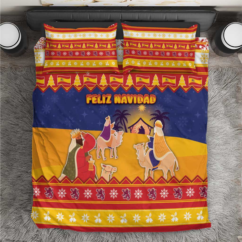 Spain Christmas Bedding Set Los Reyes Magos - Wonder Print Shop
