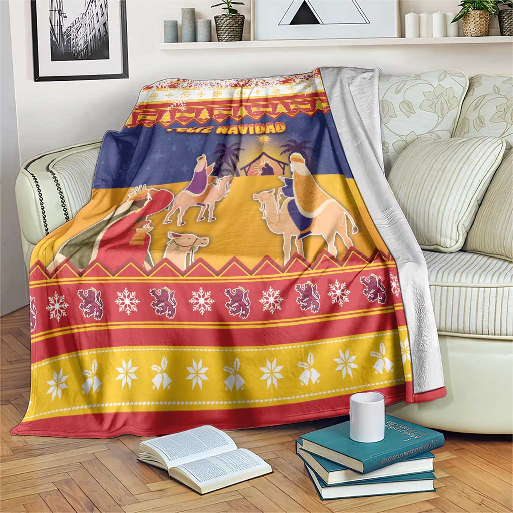 Spain Christmas Blanket Los Reyes Magos - Wonder Print Shop