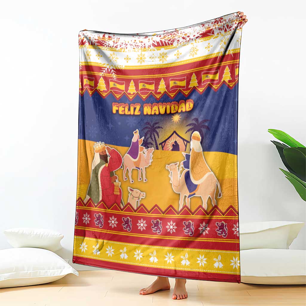 Spain Christmas Blanket Los Reyes Magos - Wonder Print Shop