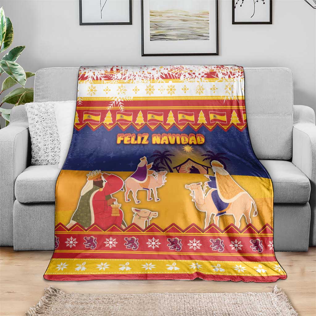 Spain Christmas Blanket Los Reyes Magos - Wonder Print Shop