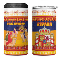 Spain Christmas 4 in 1 Can Cooler Tumbler Los Reyes Magos - Wonder Print Shop