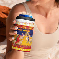 Spain Christmas 4 in 1 Can Cooler Tumbler Los Reyes Magos - Wonder Print Shop