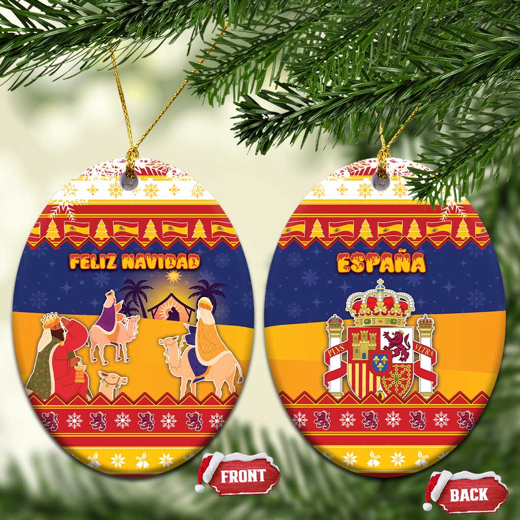 Spain Christmas Ceramic Ornament Los Reyes Magos - Wonder Print Shop