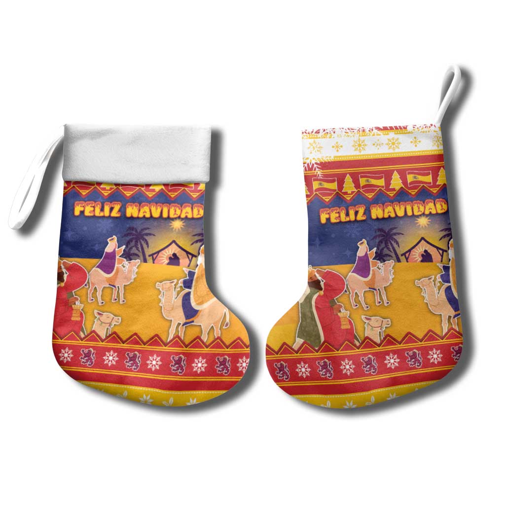 Spain Christmas Stocking Los Reyes Magos - Wonder Print Shop