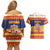 Spain Christmas Couples Matching Off Shoulder Short Dress and Hawaiian Shirt Los Reyes Magos - Wonder Print Shop