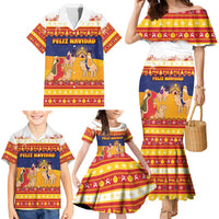 Spain Christmas Family Matching Mermaid Dress and Hawaiian Shirt Los Reyes Magos - Wonder Print Shop