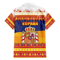 Spain Christmas Family Matching Mermaid Dress and Hawaiian Shirt Los Reyes Magos - Wonder Print Shop