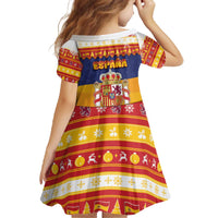 Spain Christmas Family Matching Off The Shoulder Long Sleeve Dress and Hawaiian Shirt Los Reyes Magos - Wonder Print Shop