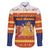 Spain Christmas Family Matching Off The Shoulder Long Sleeve Dress and Hawaiian Shirt Los Reyes Magos - Wonder Print Shop