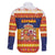 Spain Christmas Family Matching Off The Shoulder Long Sleeve Dress and Hawaiian Shirt Los Reyes Magos - Wonder Print Shop
