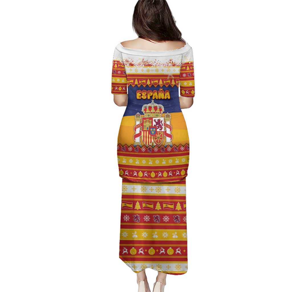 Spain Christmas Family Matching Puletasi and Hawaiian Shirt Los Reyes Magos - Wonder Print Shop