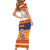 Spain Christmas Family Matching Short Sleeve Bodycon Dress and Hawaiian Shirt Los Reyes Magos - Wonder Print Shop