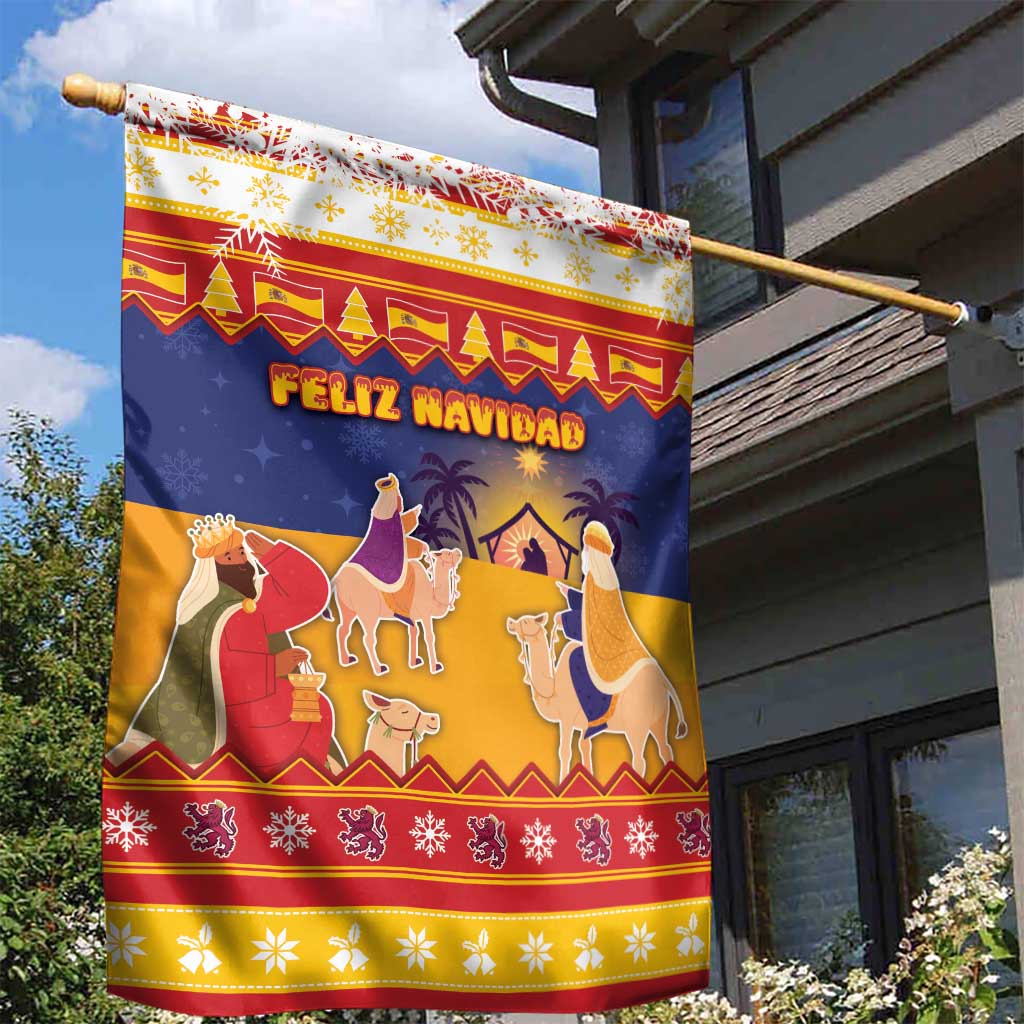 Spain Christmas Garden Flag Los Reyes Magos - Wonder Print Shop