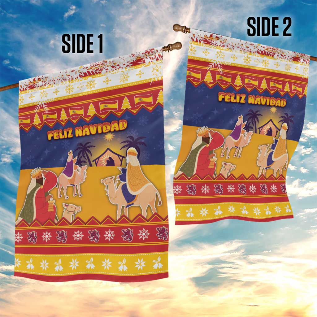 Spain Christmas Garden Flag Los Reyes Magos - Wonder Print Shop