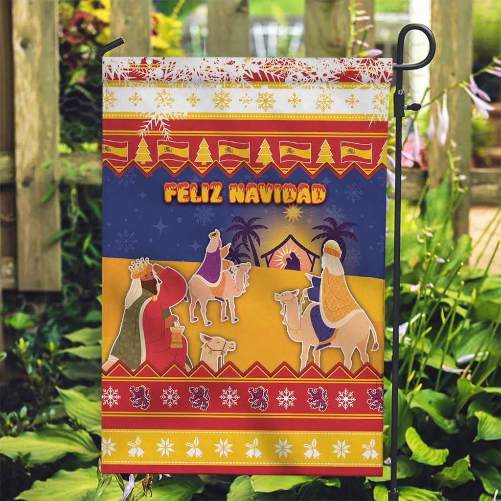 Spain Christmas Garden Flag Los Reyes Magos - Wonder Print Shop
