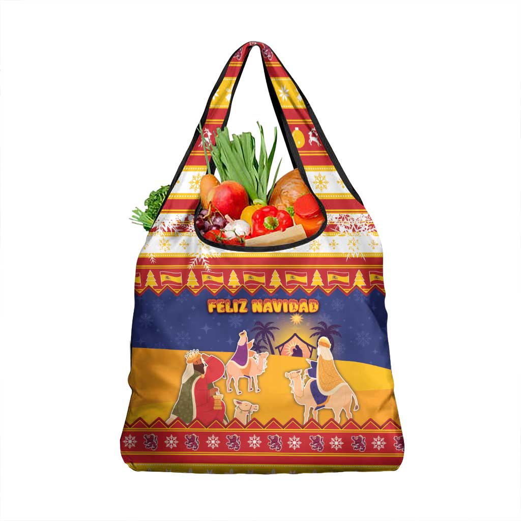 Spain Christmas Grocery Bag Los Reyes Magos - Wonder Print Shop
