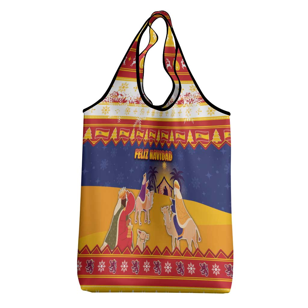 Spain Christmas Grocery Bag Los Reyes Magos - Wonder Print Shop