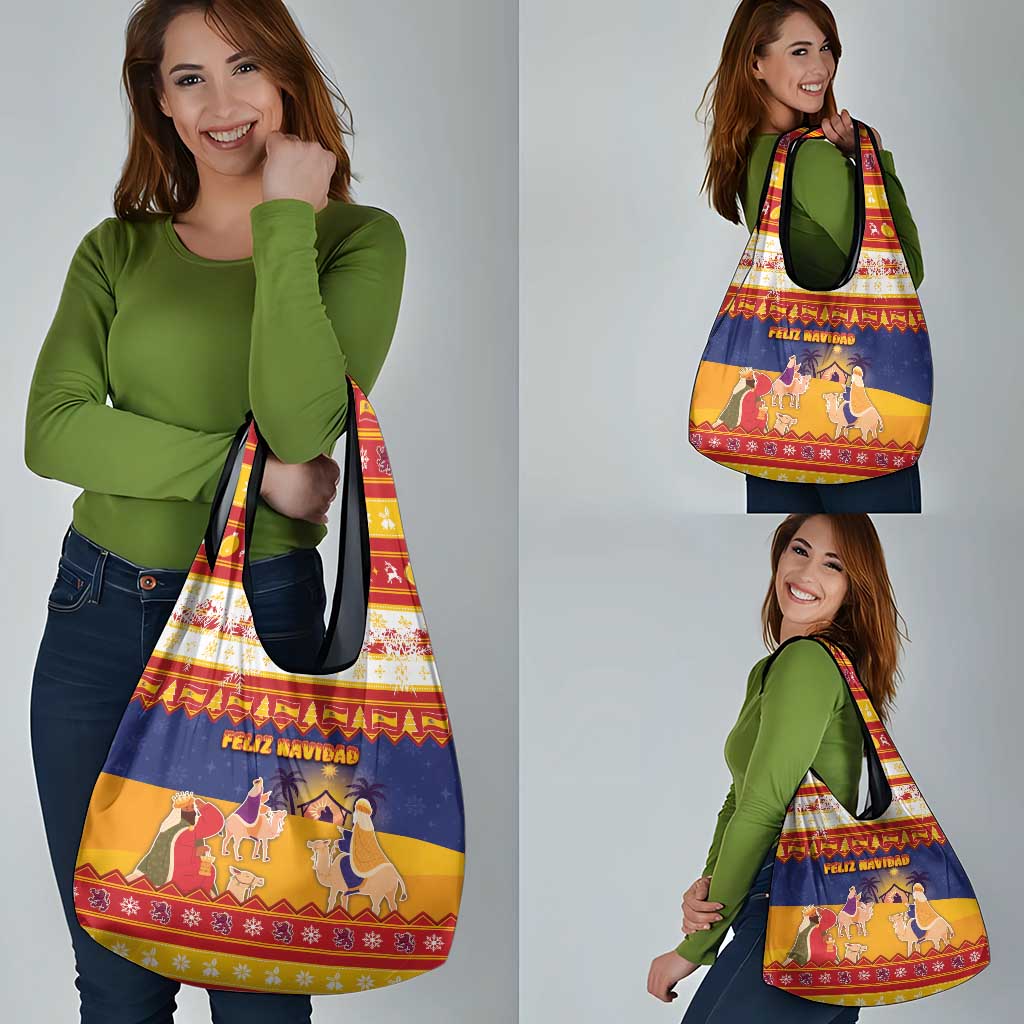Spain Christmas Grocery Bag Los Reyes Magos - Wonder Print Shop