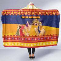 Spain Christmas Hooded Blanket Los Reyes Magos - Wonder Print Shop