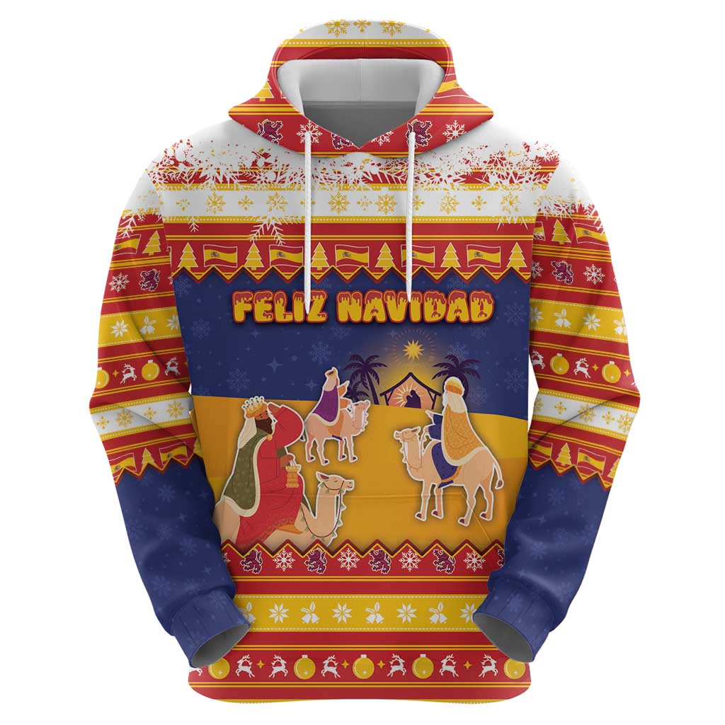 Spain Christmas Hoodie Los Reyes Magos - Wonder Print Shop