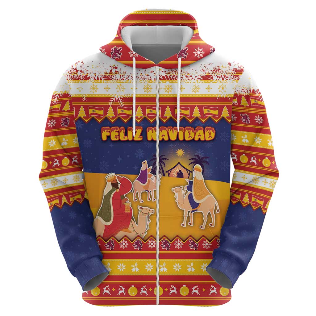 Spain Christmas Hoodie Los Reyes Magos - Wonder Print Shop