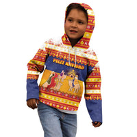 Spain Christmas Kid Hoodie Los Reyes Magos - Wonder Print Shop