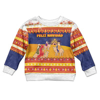Spain Christmas Kid Ugly Christmas Sweater Los Reyes Magos - Wonder Print Shop