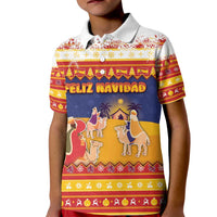 Spain Christmas Kid Polo Shirt Los Reyes Magos - Wonder Print Shop
