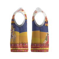 Spain Christmas Knitted V-Neck Vest Los Reyes Magos - Wonder Print Shop