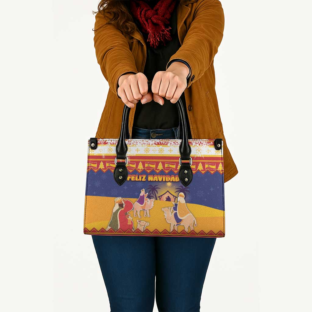 Spain Christmas Leather Bag Los Reyes Magos - Wonder Print Shop