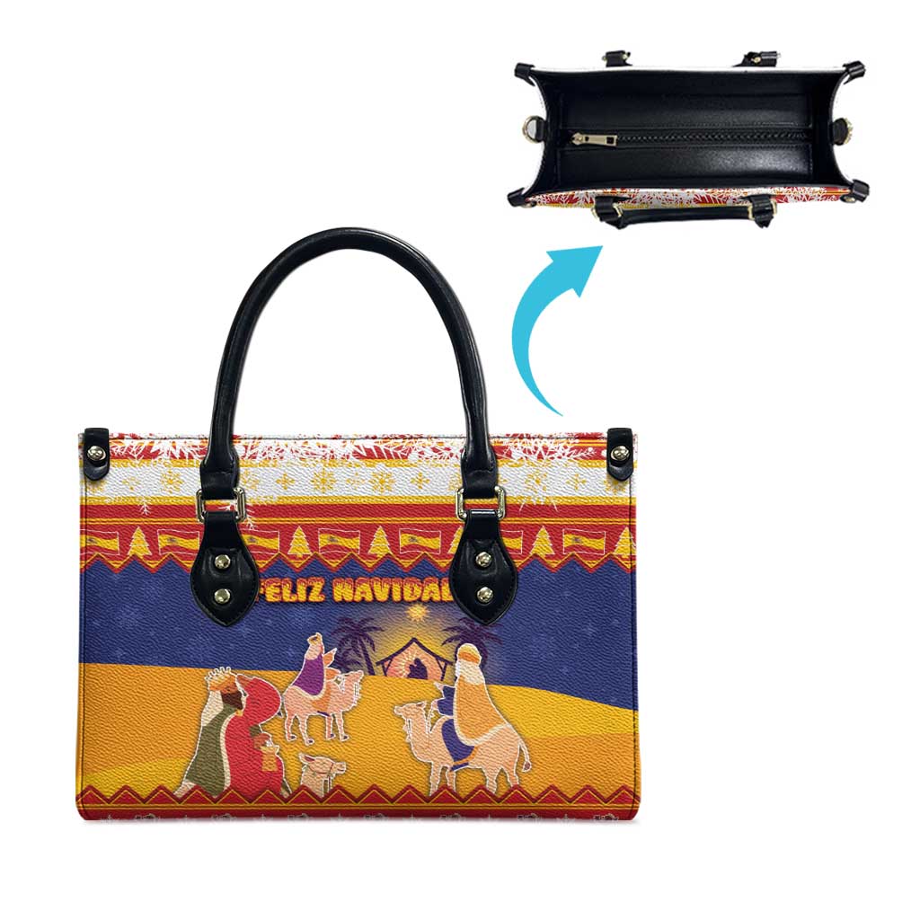 Spain Christmas Leather Bag Los Reyes Magos - Wonder Print Shop