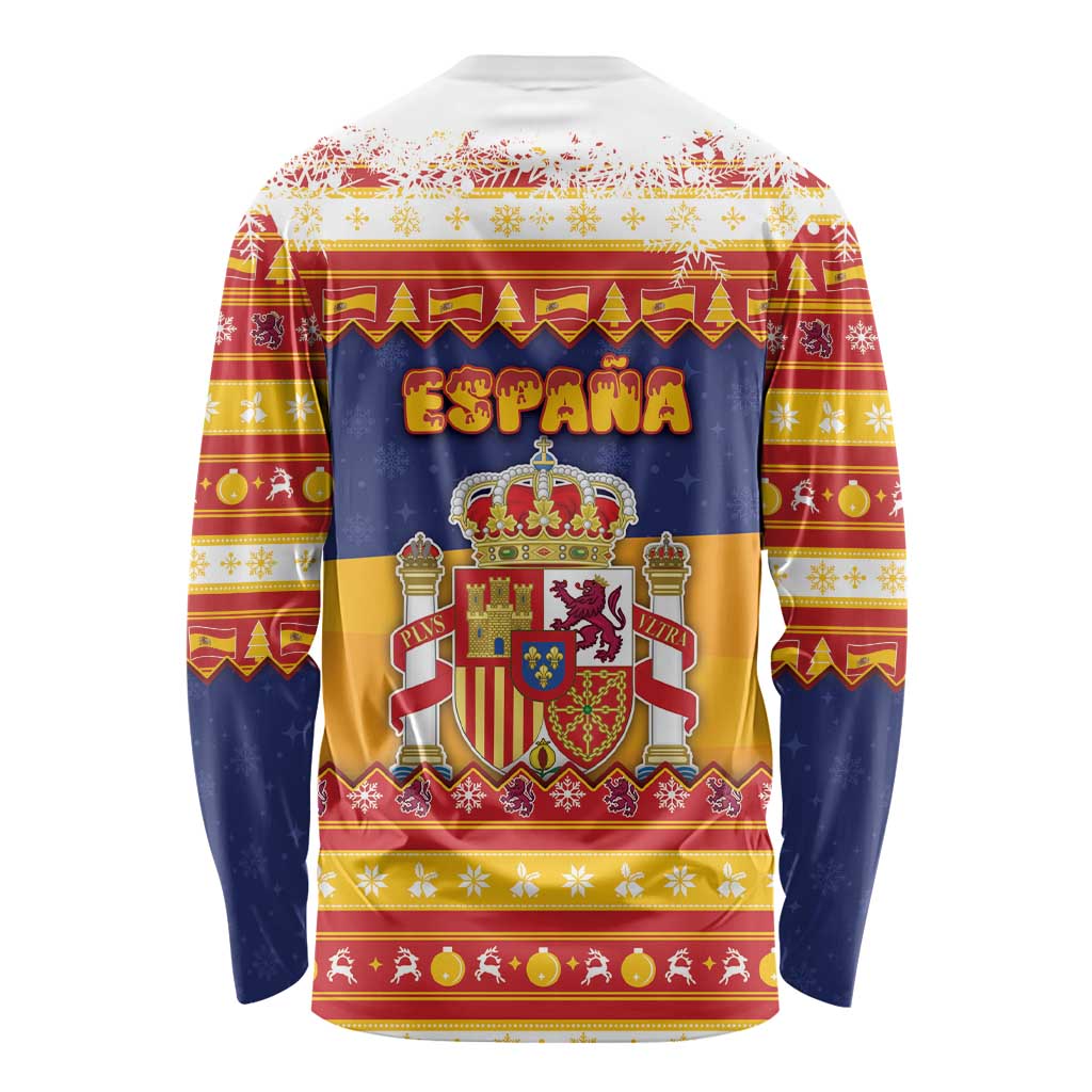Spain Christmas Long Sleeve Shirt Los Reyes Magos - Wonder Print Shop