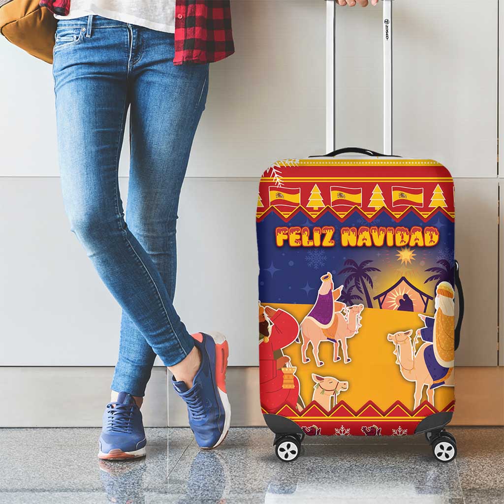 Spain Christmas Luggage Cover Los Reyes Magos - Wonder Print Shop