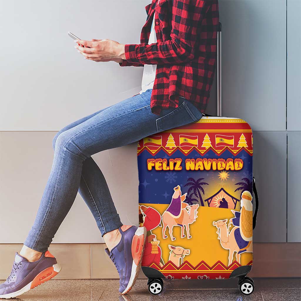 Spain Christmas Luggage Cover Los Reyes Magos - Wonder Print Shop