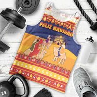 Spain Christmas Men Tank Top Los Reyes Magos - Wonder Print Shop