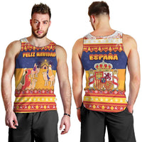 Spain Christmas Men Tank Top Los Reyes Magos - Wonder Print Shop