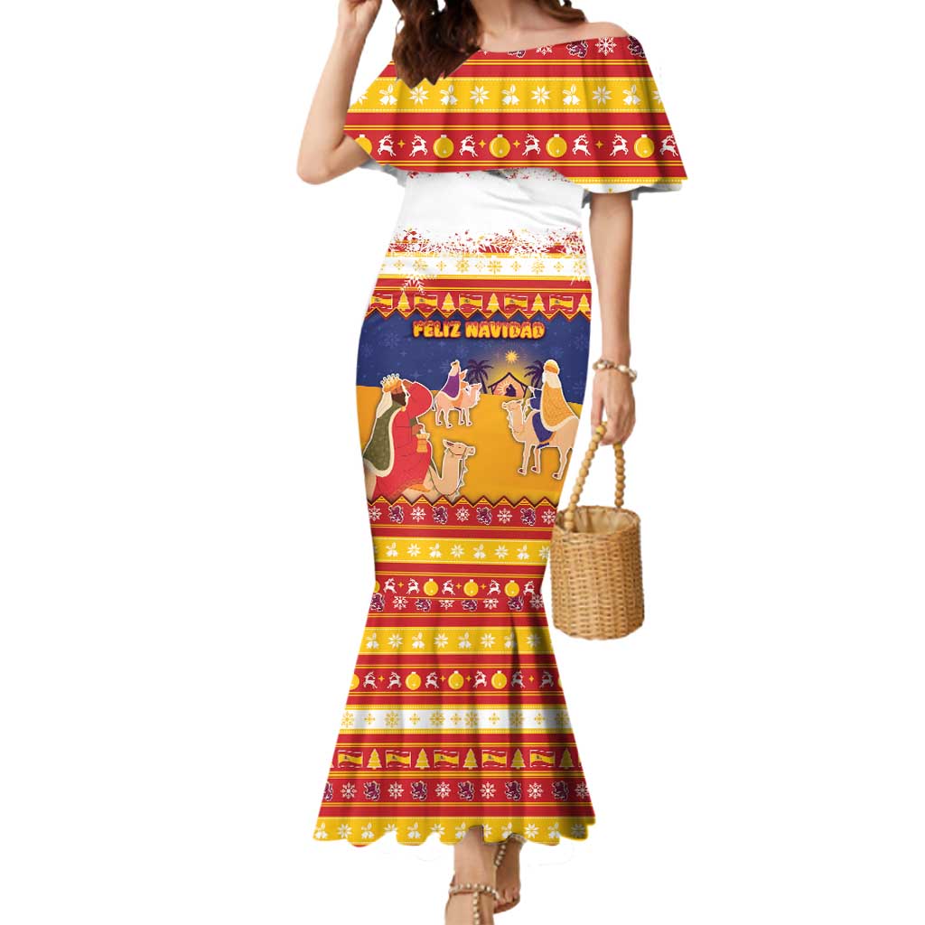 Spain Christmas Mermaid Dress Los Reyes Magos - Wonder Print Shop