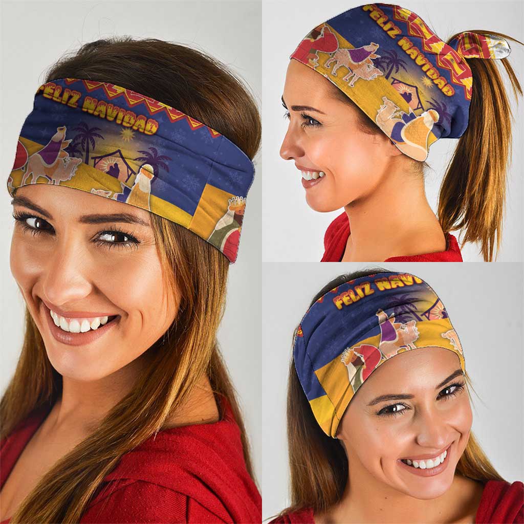 Spain Christmas Neck Gaiter Los Reyes Magos - Wonder Print Shop